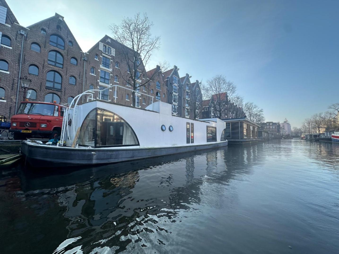 Houseboat Bnb The Floating Nest Amsterdam Exterior foto